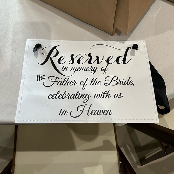 Hanging Reserved Signs - Picture 4 of 4